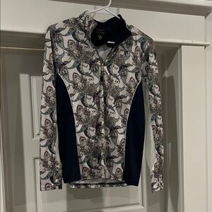 Arista Navy and Paisley 1/4 Zip